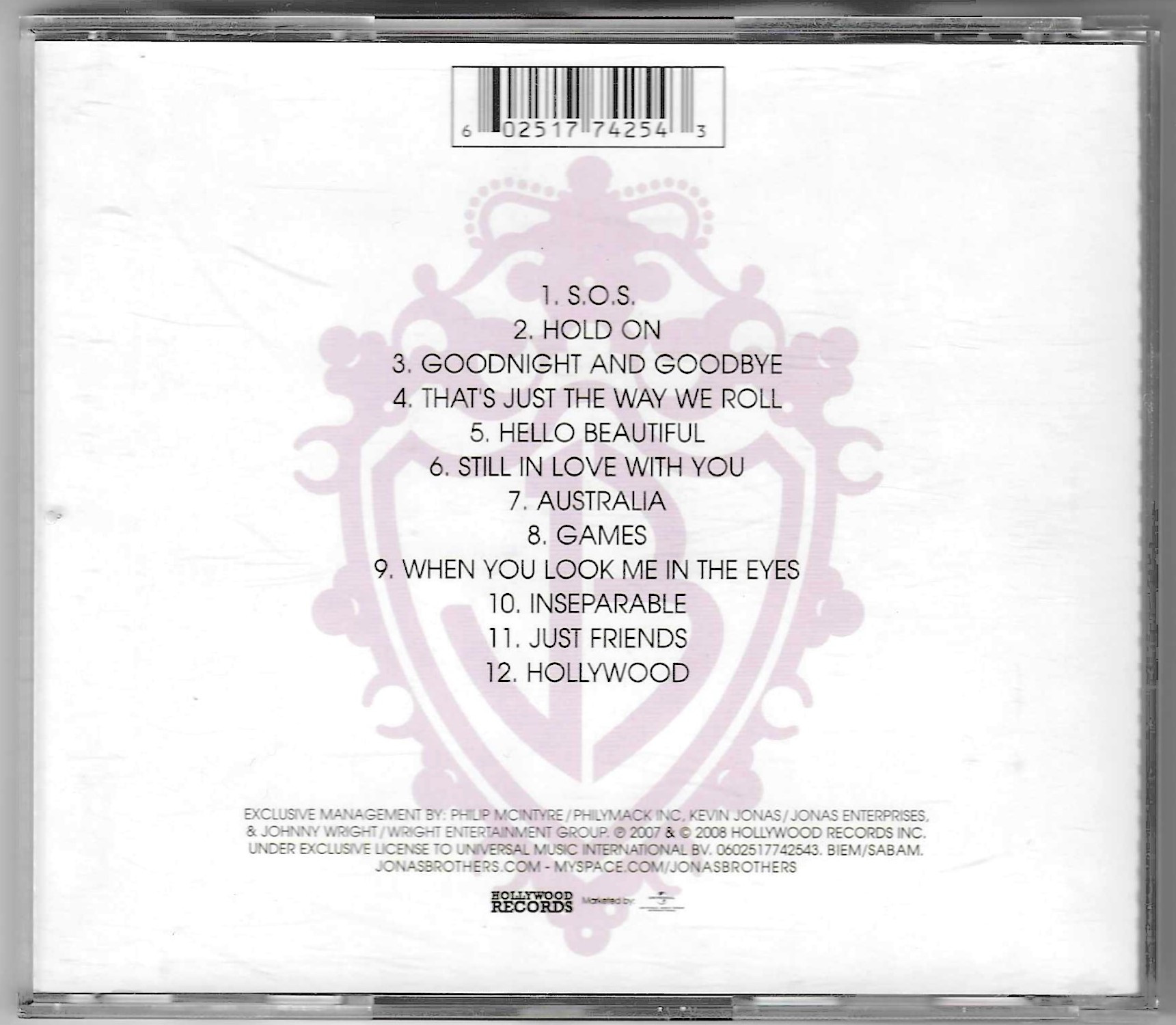 Jonas Brothers – Jonas Brothers