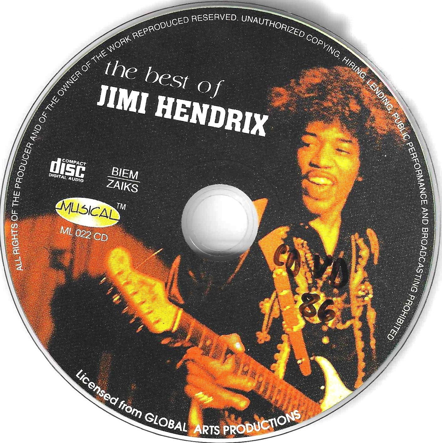 Jimi Hendrix – The Best Of Jimi Hendrix