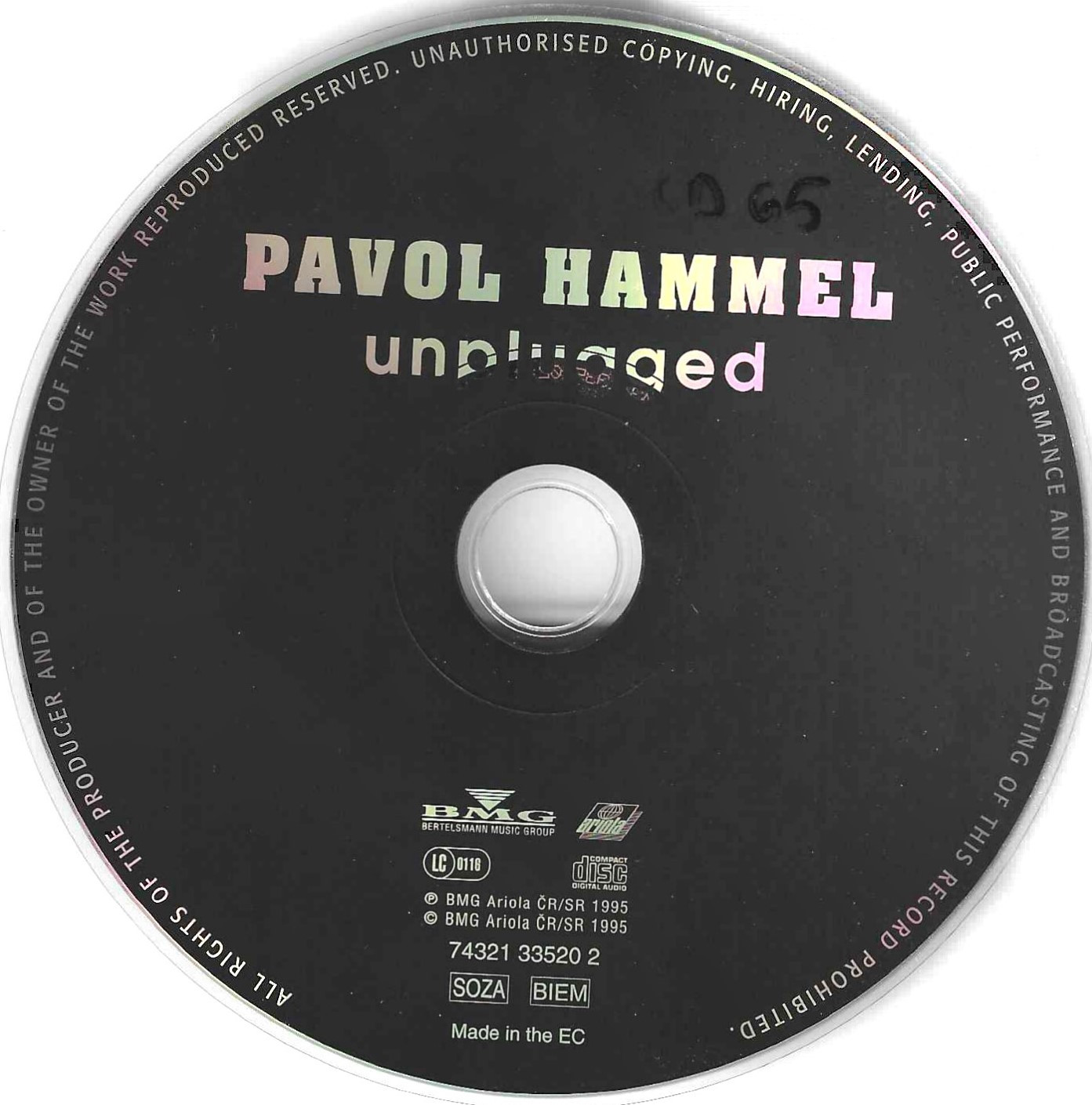 Pavol Hammel, Orchester Bratislavských Sólistov + Prúdy – Unplugged
