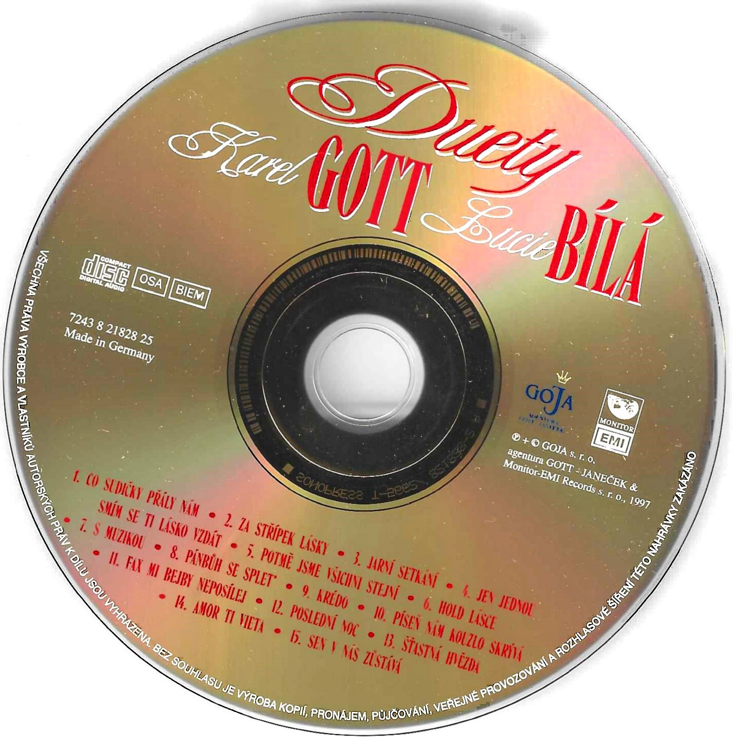 Karel Gott, Lucie Bílá – Duety