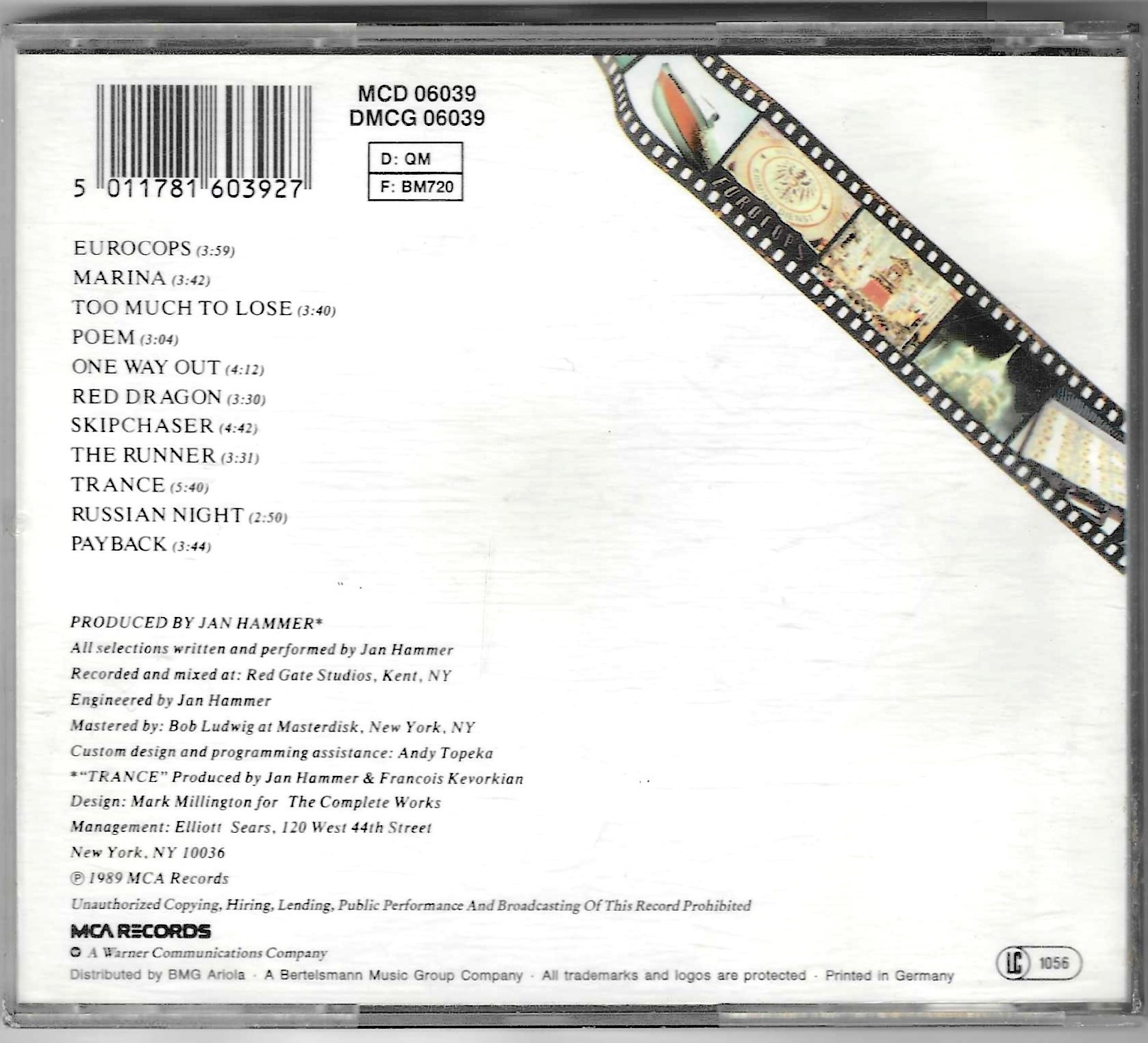 Jan Hammer – Snapshots