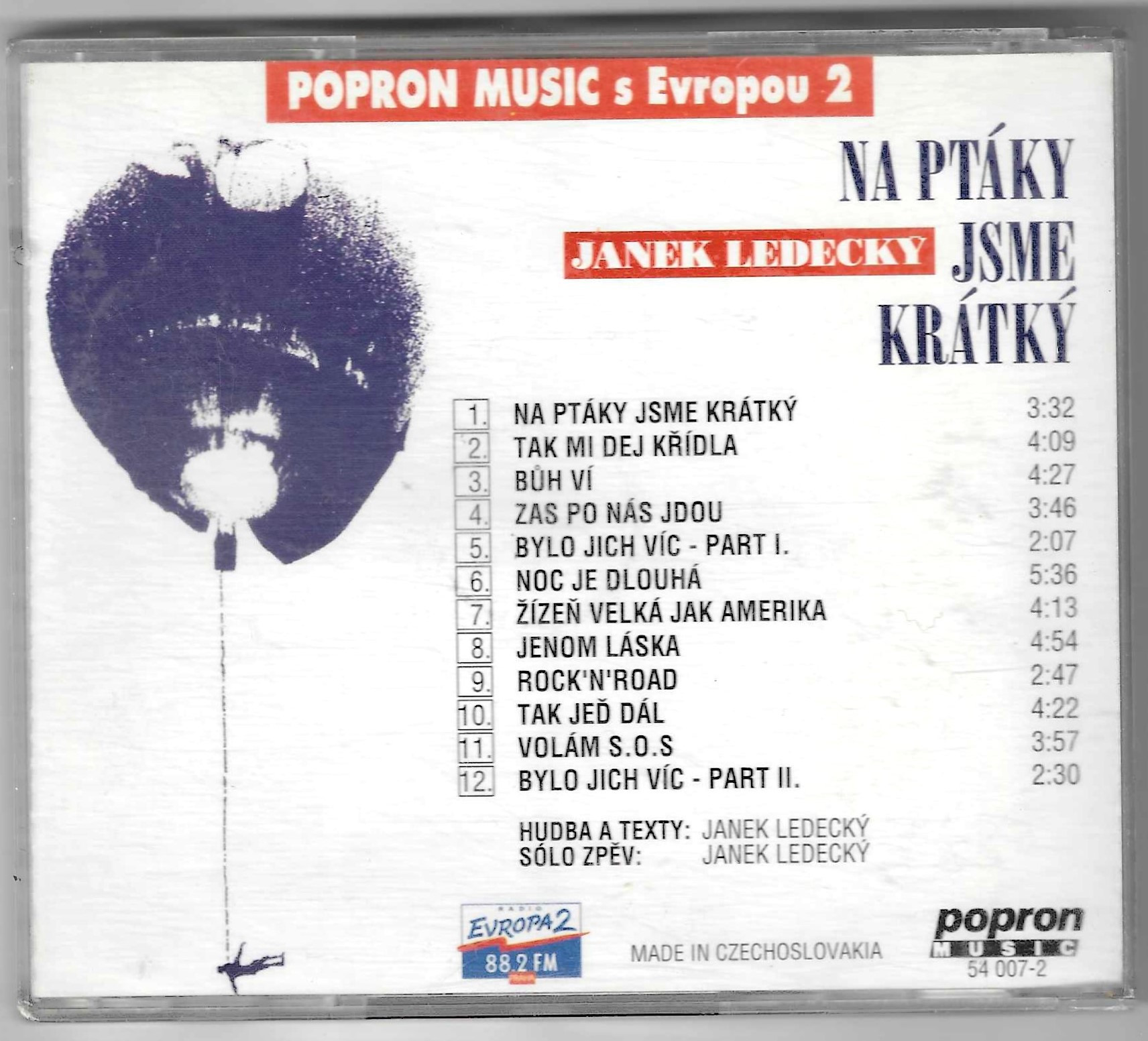 Janek Ledecký ‎– Na Ptáky Jsme Krátký